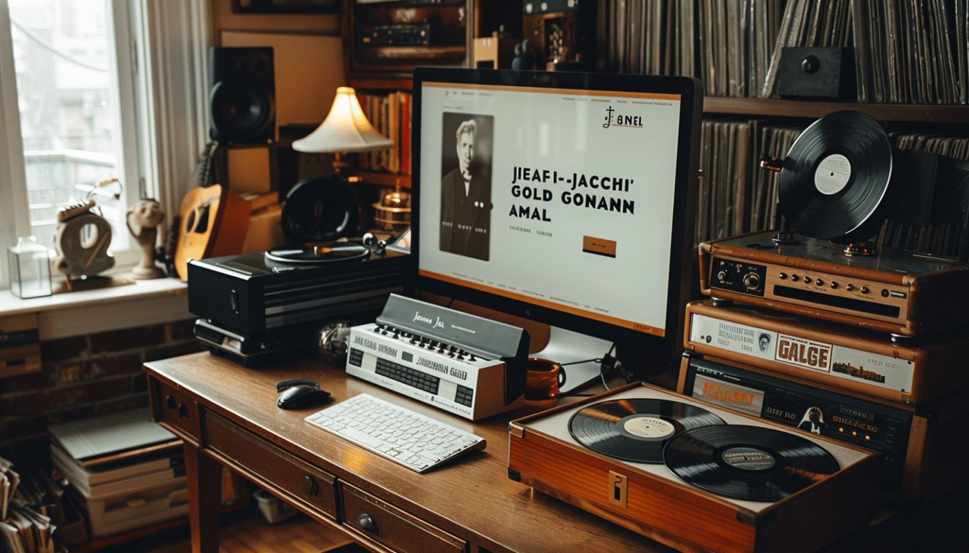 Visite guidée du site officiel de Jean-Jacques Goldman